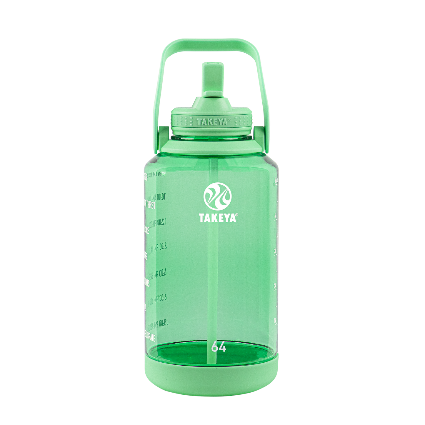 tritan-motivational-water-bottle-with-straw-lid-m6 54101-Tritan-Straw-Motivational-64-PistactioGreen-front.png