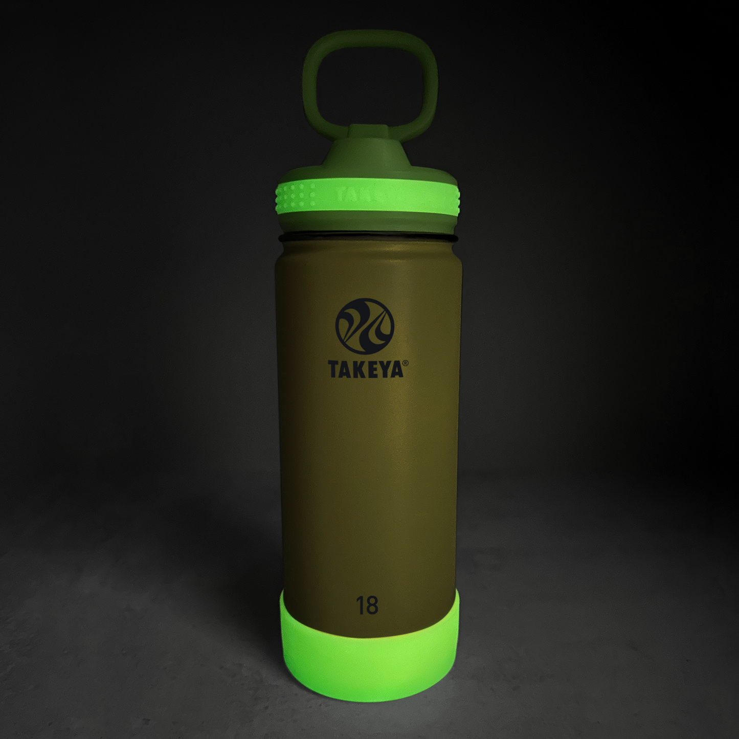 actives-kids-glow-in-the-dark-water-bottle-with-straw-lid-x4 51075-Actives-Kids-Straw-18-GID-LightningGreen-dark-V2.png