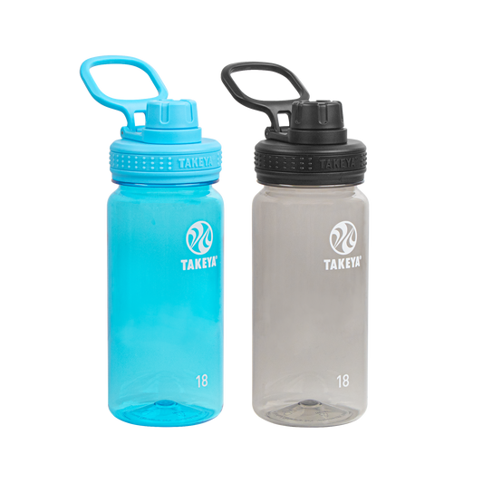 tritan-water-bottle-bundle-with-spout-lid-2-pack-e8 51476-Tritan-Spout-18-2pk-BreezyBlue-StormyBlack-Front_1.png