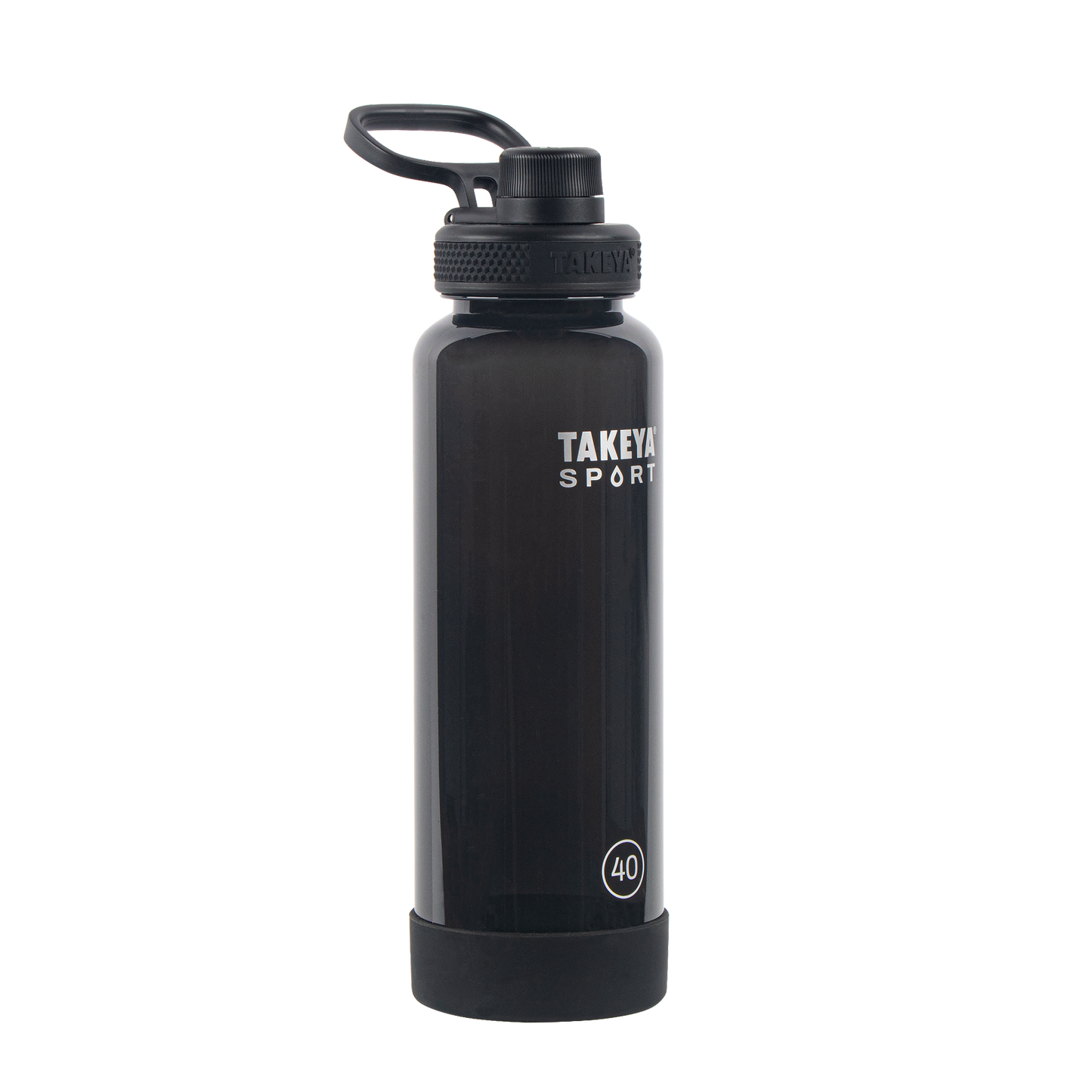tritan-sport-water-bottle-with-spout-lid-i4 52023-TKS-Tritan-Spout-40-GrandSlamBlack-frontangle.png