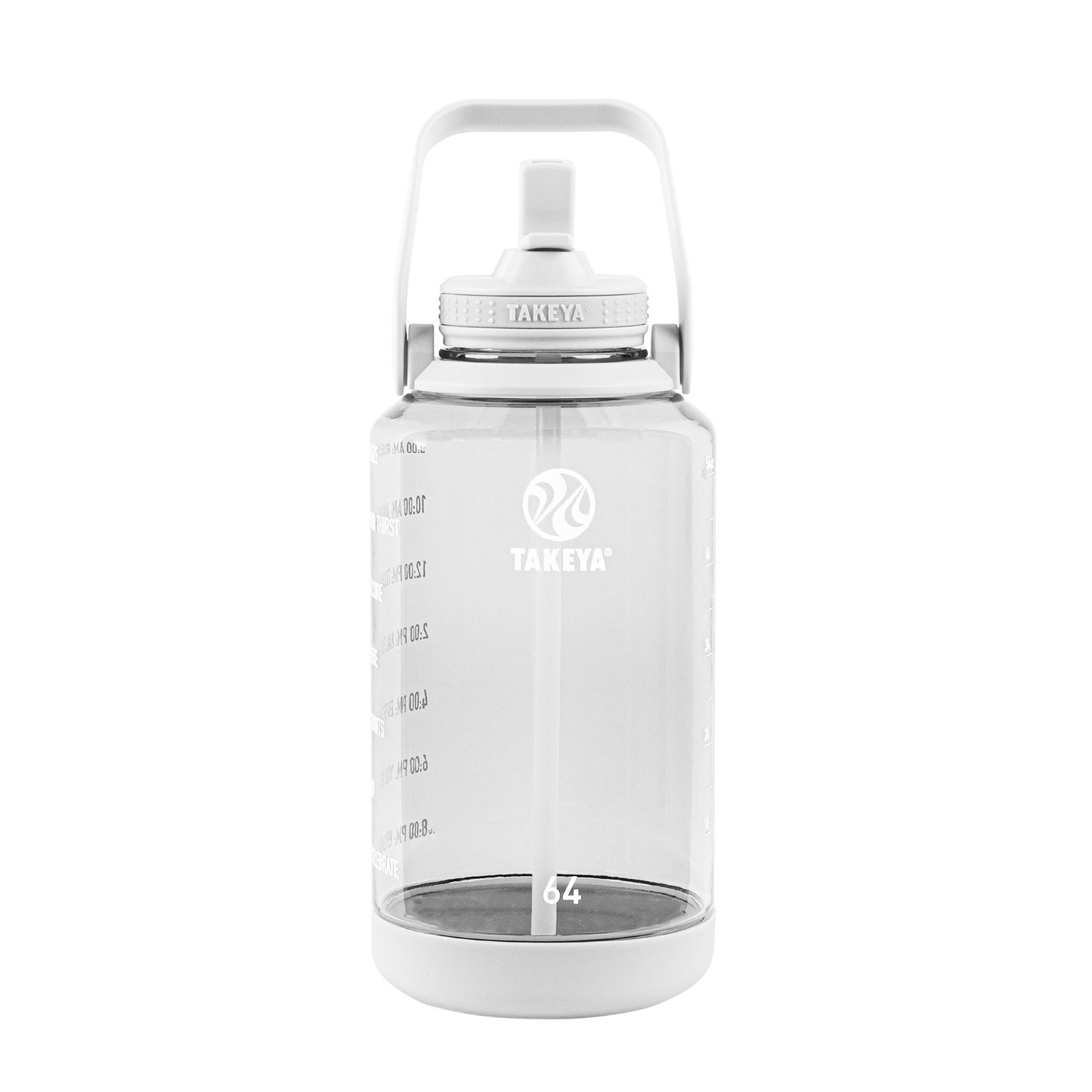 tritan-motivational-water-bottle-with-straw-lid-m6 54142-Tritan-Straw-Motivational-64-WhiteCloud-front.png