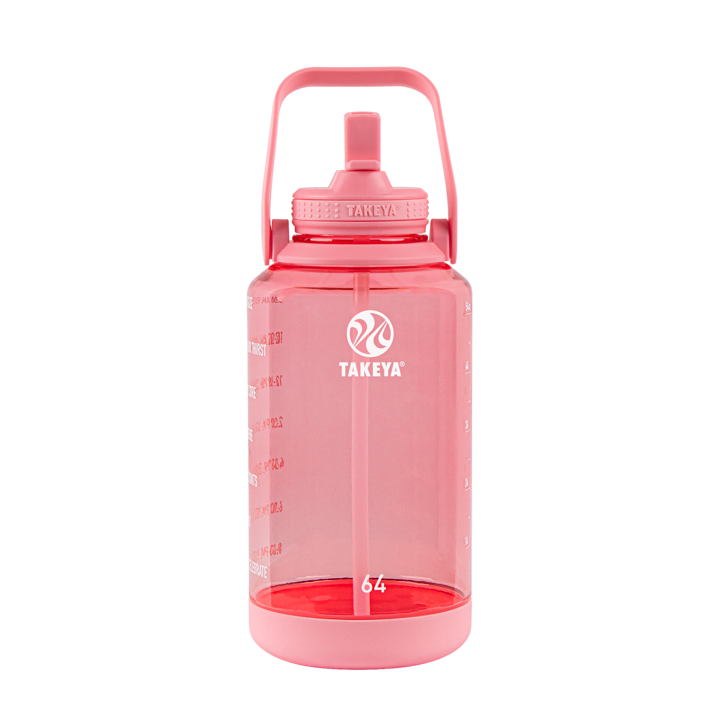 tritan-motivational-water-bottle-with-straw-lid-m6 54143-Tritan-Straw-Motivational-64-FlutterPink-front.png