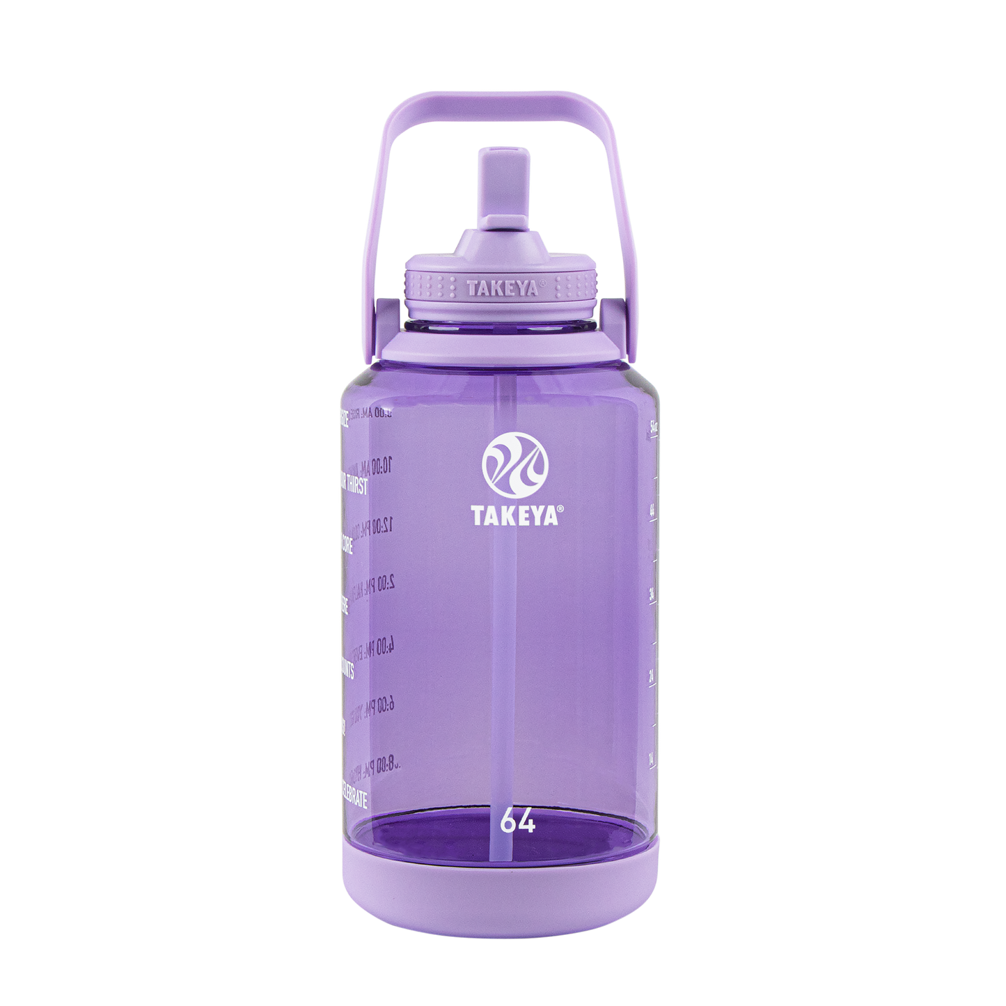tritan-motivational-water-bottle-with-straw-lid-m6 54144-Tritan-Straw-Motivational-64-VivacityPurple-front.png