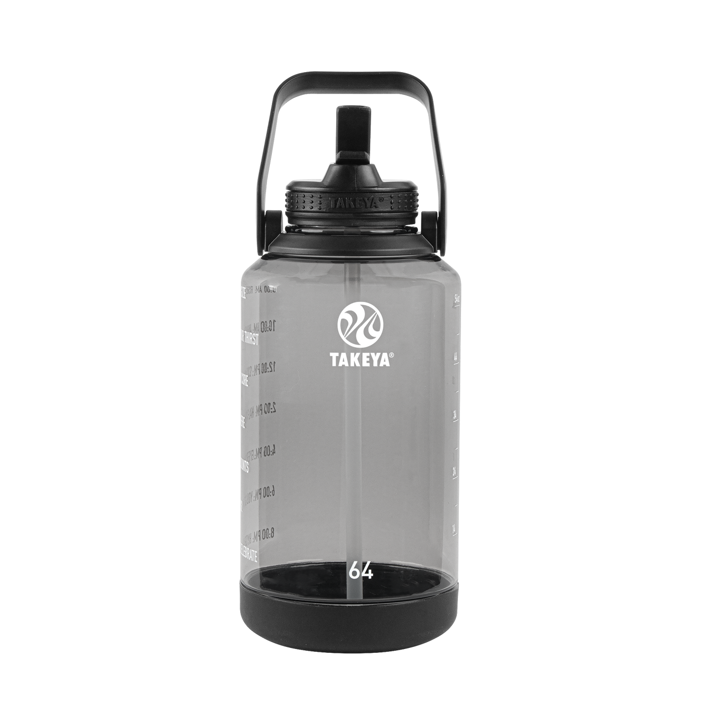 tritan-motivational-water-bottle-with-straw-lid-m6 54145-Tritan-Straw-Motivational-64-StormyBlack-front.png
