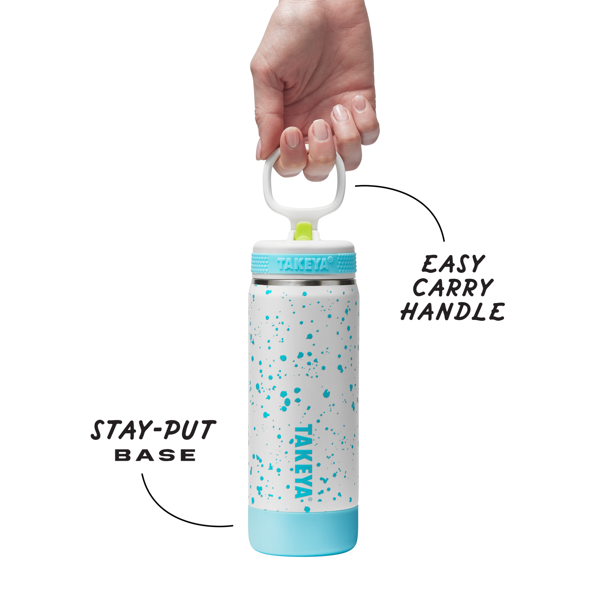 glow-in-the-dark-sport-kids-water-bottle-confetti-with-straw-lid-s1 TKS_SP25_CoreKidsGIDConfetti_StwBtl_CloudGlow_18oz_51368_v3_sRGB-Callout.png